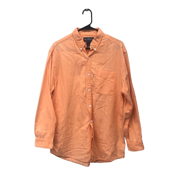 Old College Inn Orange Oxford Shirt size Medium - Picture 3 of 9